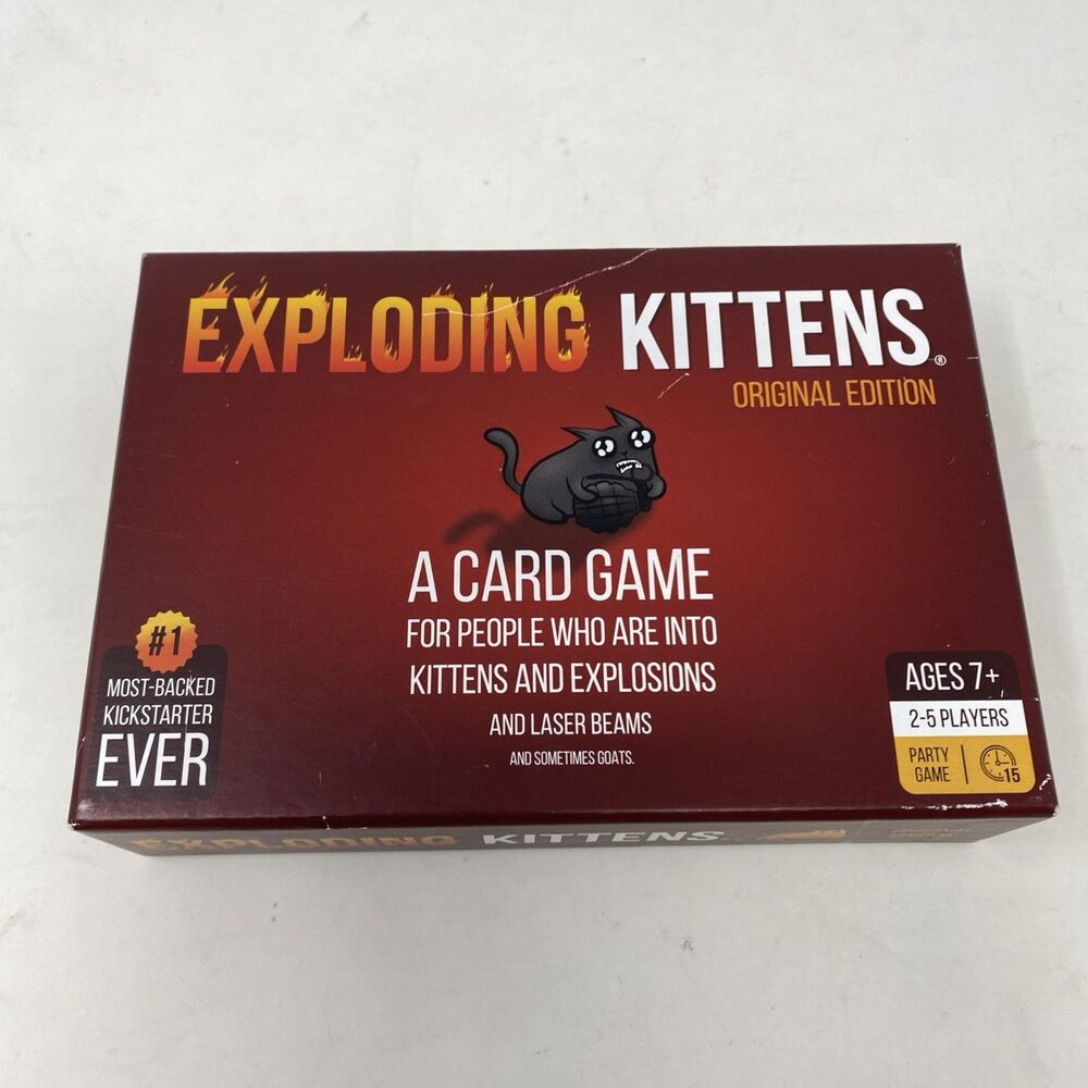Exploding Kittens Card Game - Original Edition - New & Sealed